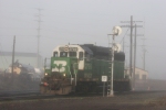 BNSF 2759 in the fog